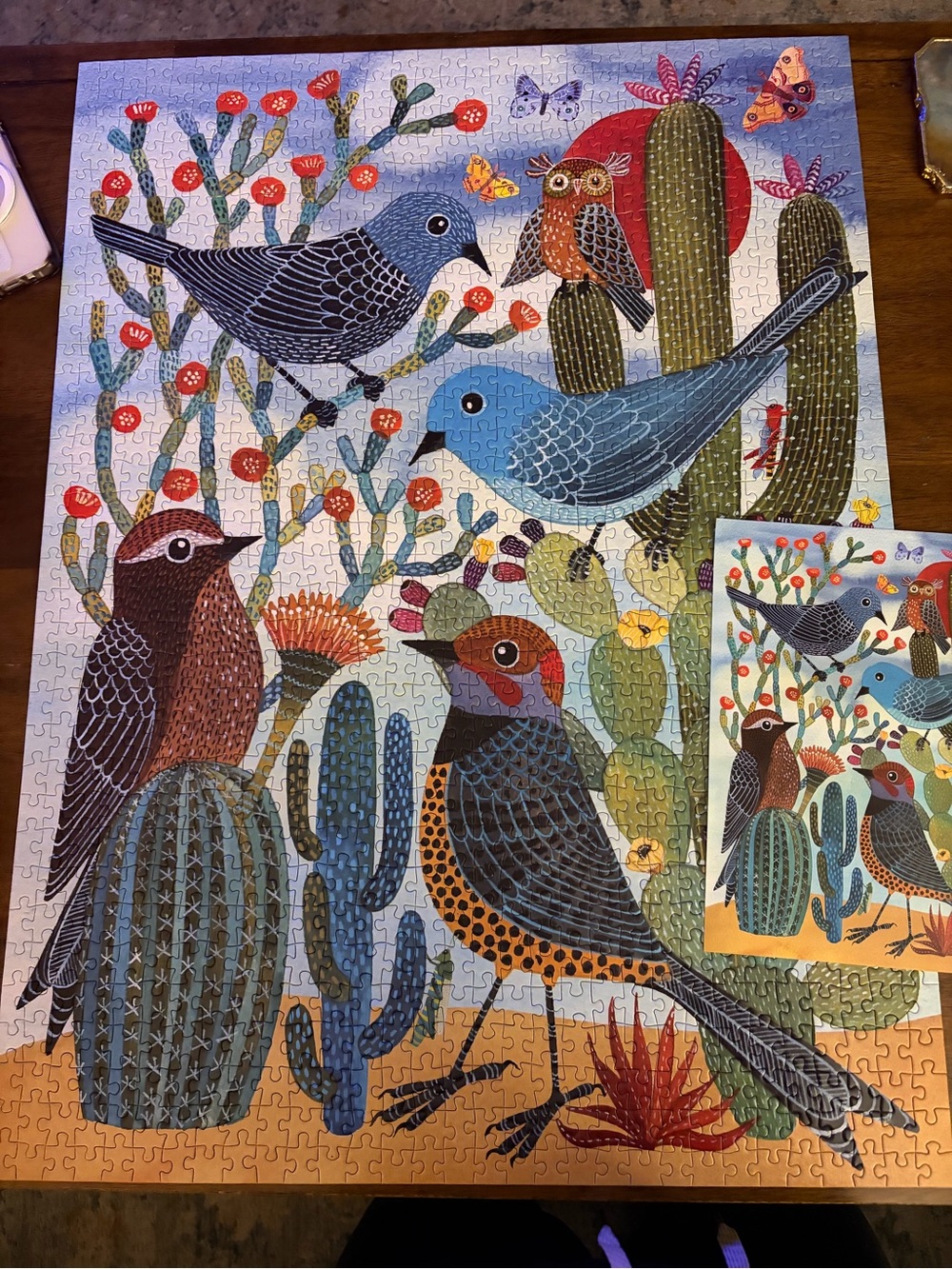 Galison 1000 piece “Desert Avian Friends”